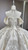 White Satin Off the Shoulder Beading Prom Dress