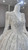 White Satin Long Sleeve Beading Wedding Dress