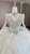 White Tulle Long Sleeve Backless Wedding Dress