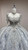 Gray Sequins Short Sleeve Beading Wedding Dress