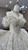 Beige White Tulle Sequins Appliques Wedding Dress
