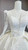 White Satin Long Sleeve V-neck Wedding Dress