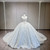 Sequins Strapless Beading Wedding Dress