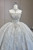 Sequins Strapless Beading Wedding Dress