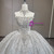 Sequins Strapless Beading Wedding Dress