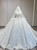 Sequins Strapless Beading Wedding Dress