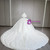 White Off the Shoulder Beading Wedding Dress