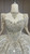 White Sequins Long Sleeve Wedding Dress