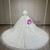Sequins Strapless Beading Wedding Dress