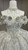 Beige White Sequins Off the Shoulder Wedding Dress
