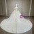 Luxury White Tulle Sequins Beading Wedding Dress