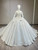 Luxury White Tulle Sequins Beading Wedding Dress