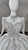 White Ball Gown Sequins Beading Wedding Dress
