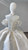 White Satin Off the Shoulder Wedding Dress