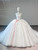 White Tulle Lace Strapless Strapless Wedding Dress
