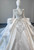Ivory White Satin Long Sleeve Beading Wedding Dress