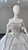 White Sequins Strapless Beading Wedding Dress