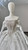 White Sequins Strapless Beading Wedding Dress