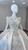 White Satin Long Sleeve Beading Wedding Dress
