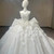 White Tulle Strapless Beading Flower Wedding Dress