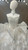 White Tulle Strapless Beading Flower Wedding Dress
