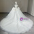 White Tulle Strapless Beading Flower Wedding Dress