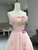 Pink Tulle Off the Shoulder Butterfly Beading Prom Dress