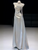 Strapless Pleats Appliques Prom Dress