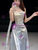 Strapless Pleats Appliques Prom Dress