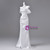White Satin Off the Shoulder Prom Dress