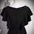 Fashion Black Sleeve Prom Dress