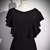 Fashion Black Sleeve Prom Dress