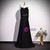 Black Scoop Neck Beading Prom Dress