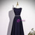 Navy Blue Scoop Neck Beading Prom Dress