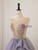 Purple Tulle Beading Prom Dress