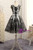Tulle Sleeveless Round Neck Homecoming Dress 