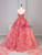 Pink Tulle Strapless Pleats Prom Dress