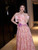 Pink Sequins Offf the Shoulder Prom Dress