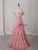 Pink Sequins Offf the Shoulder Prom Dress