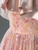 Pink Tulle Sequins Strapless Prom Dress