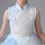 Tulle High Neck Sequins Flower Girl Dress