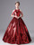 Red Sequins Halter Beading Flower Girl Dress