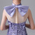 Purple Mermaid Sequins Flower Girl Dress