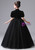 Black Tulle Sequins Puff Sleeve Flower Girl Dress