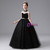 Black Seuqins High Neck Flower Girl Dress