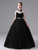 Black Seuqins High Neck Flower Girl Dress