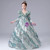 Green Sequins Long Sleeve Flower Girl Dress
