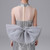 Silver Mermaid Sequins High Neck Flower Girl Dress