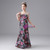 Purple Mermaid Sequins Flower Girl Dress