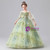 Green Tulle Long Sleeve Flower Girl Dress